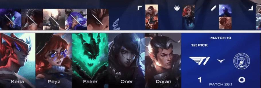 BFX 1-0 T1：双C团战火力全开，BFX拒绝逆转首局击败T1