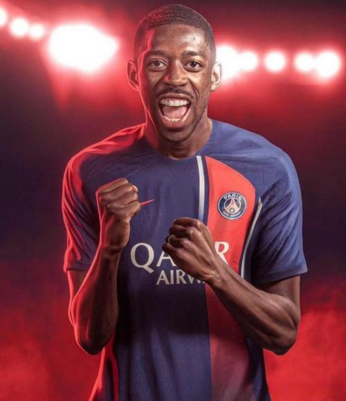 登贝莱的续约谈判进展积极 他目前年薪约为1800万欧元