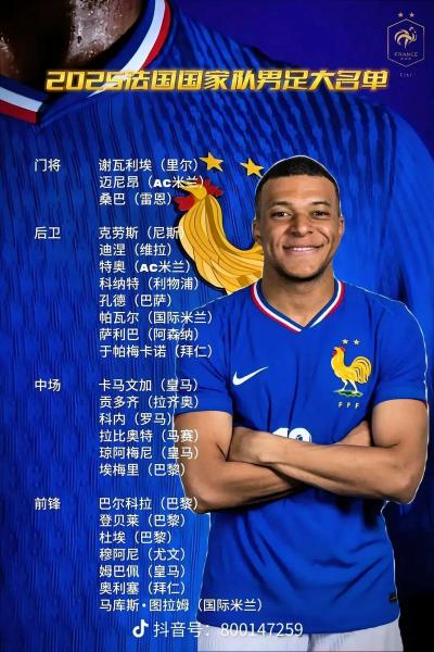 舍瓦利耶可能落选法国队世界杯名单 球员在俱乐部连续多场替补