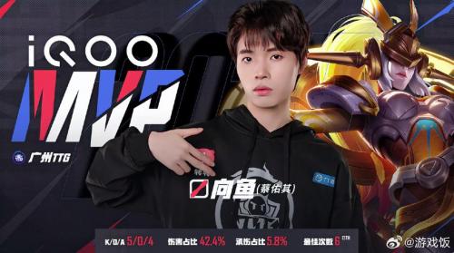 KSG 2-0 TTG：小屿蚩姹稳定输出，KSG团战碾压连下两城