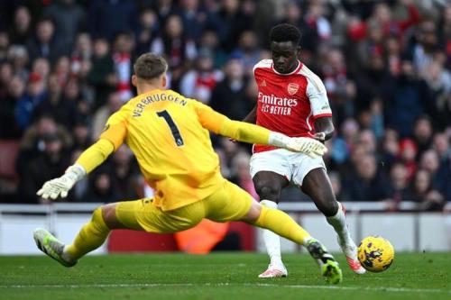 英超布莱顿0-1阿森纳 枪手7分领跑