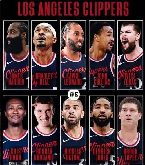 快船球队人员名单2022,（快船队球员名单及薪资）