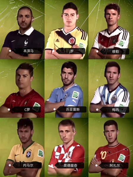 2014世界杯射手榜第一,（2014世界杯最终排）