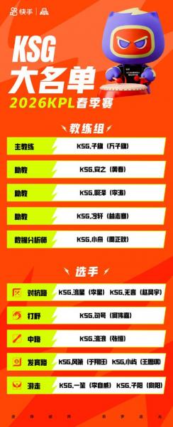 2026KPL春季赛第九周最佳阵容：清清/皖皖/清融/小寒/信