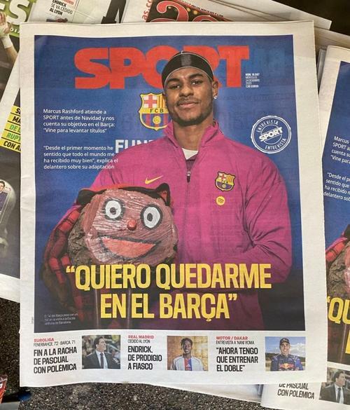 曼联相信能为拉什福德找到买家 如果巴萨不执行买断权