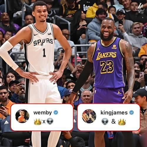 詹姆斯本赛季出场时间高于文班亚马 场均33.6分钟