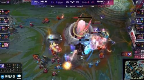 T1 2-0 HLE：Oner盲僧吹响反击号角，T1如潮攻势强势横扫HLE