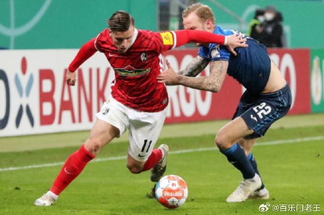 欧联杯弗赖堡3-0塞尔塔 贝斯特传射