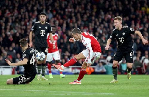 Opta欧冠夺冠概率 阿森纳拜仁前二