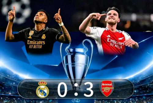 欧冠阿森纳0-0葡萄牙体育 枪手总比分1-0