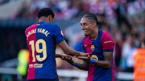 拉菲尼亚为不当手势道歉 此前在冲突中挑衅马竞球迷